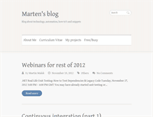 Tablet Screenshot of marten-online.com